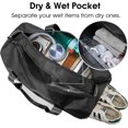 thumbnail image 2 of Petit Sac de Sport pour Femmes avec Compartiment pour Chaussures à Poche Mouillée Sac de Voyage Fourre-Tout Sac de Cabine Sac de Nuit Sac de Fin de Semaine pour Femmes, 2 of 5