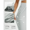 thumbnail image 2 of BALEAF Womens Business Casual Pants Petite Work Pants Dressy Casual Slacks Golf Travel Stretch Ankle Length Light Gray 2XL, 2 of 6