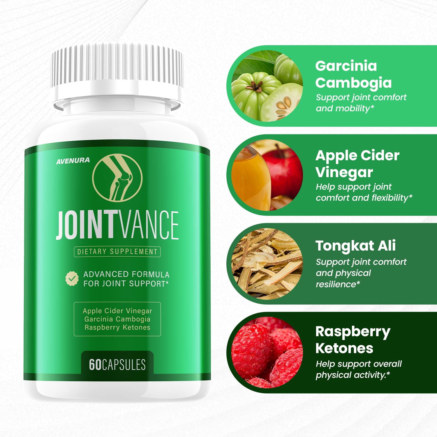 JointVance Capsule – Joint Vance Advanced Formula for Joint Support Supplement, 5 Pack, 300 Capsules