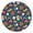 Blue Baseball Stadium, variant on Blue Baseball Stadium Pattern Round Fitted Tablecloth with Elastic Edge,Dining Table Cover Waterproof,Outdoor Round Tablecloth for Camping,Dining,Indoor and Outdoor