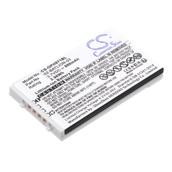 Battery for Opticon OPL-9712 OPL-9713 OPL-9723 OPL-9724 OPL-9725 OPL-9727 9728