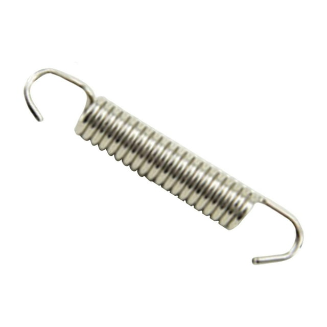 Motorcycle Exhaust Pipe Spring 304 Stainless Steel High Performance Heavy Duty Accessory Sturdy Durable for ATV Motorbike 58mm Argent Straight