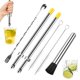 thumbnail image 2 of Kit Profesional de 6 Piezas para Puesto de Limonada. Incluye 2 Punzones para Pajitas, un Machacador, una Cuchara Mezcladora y 2 Cepillos para Limpiar Pajitas., 2 of 5