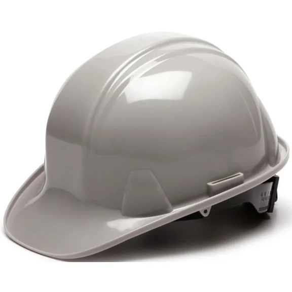Pyramex 4Pt Cap Style Hard Hat With Ratchet Suspension - Grey