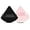 1 Black & 1 Pink, variant on 2 Pcs UniVerse Triangle Powder Puff for Face Powder, Soft Plush Setting Powder Puff, Velour Cosmetic Foundation Blender Sponge Beauty Makeup Tools (Black&Pink)