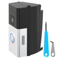 thumbnail image 1 of Ring Doorbell Soporte de Revestimiento de Vinilo, Soporte de Timbre de Ángulo Ajustable de 30 a 55 Compatible con Timbre de Video Inalámbrico Ring, Soporte de Cámara para Timbre Cuña para Apartamento,, 1 of 5