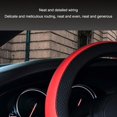 thumbnail image 5 of Universal Non slip D-shaped Round Breathable Car Steering Wheel Cover Lot U5, 5 of 5