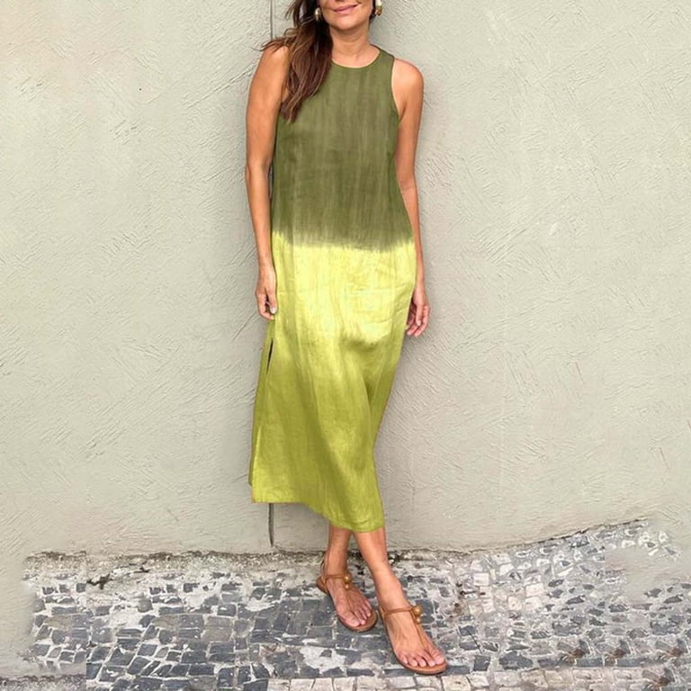knee length dresses for ladies Roma Linen Shirt Dress main image 1