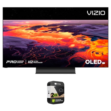 Vizio OLED65-H1 65" Class OLED Premium 4K UHD HDR SmartCast TV Bundle with 2 Year Premium Extended Warranty, 65 in, Telivision