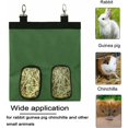 thumbnail image 5 of Bolsa de heno para conejo colgante, bolsa de alimentación para heno, accesorio para cabaña, 1 unidad (verde), 5 of 5