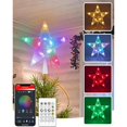 thumbnail image 1 of wonima02 7" Christmas Star Tree Topper Lighted with Remote & APP, Smart LED Star Tree Topper for Dimmable, Timer,DIY,Muisc Sync,Mulitcolor Christmas Tree Decorations for Holiday,Indoor, 1 of 1