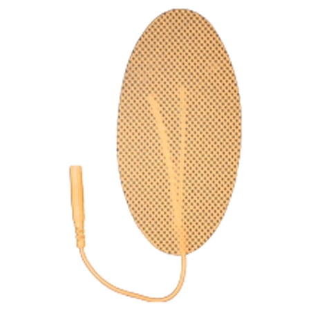 2" x 4" Oval Tan Cloth Electrodes - pack of 4