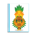 thumbnail image 1 of Naranja salvaje Brasil Cartoon Carpeta combinada de protección de páginas, 1 of 3