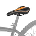 thumbnail image 2 of M Buder Asiento de Bicicleta de Montaña y Ruta Sillín Cómodo y Suave con Absorción de Impactos (27.5 cm / 10.8 inches) Negro y Naranja, 2 of 9