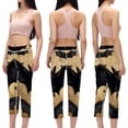 thumbnail image 2 of Bats High Waist Capris Compression Leggings for Women, Not See-Through Printed Yoga Pants, Suitable for Running, Fitness, Women's Leggings, Women Pants, 2 of 6