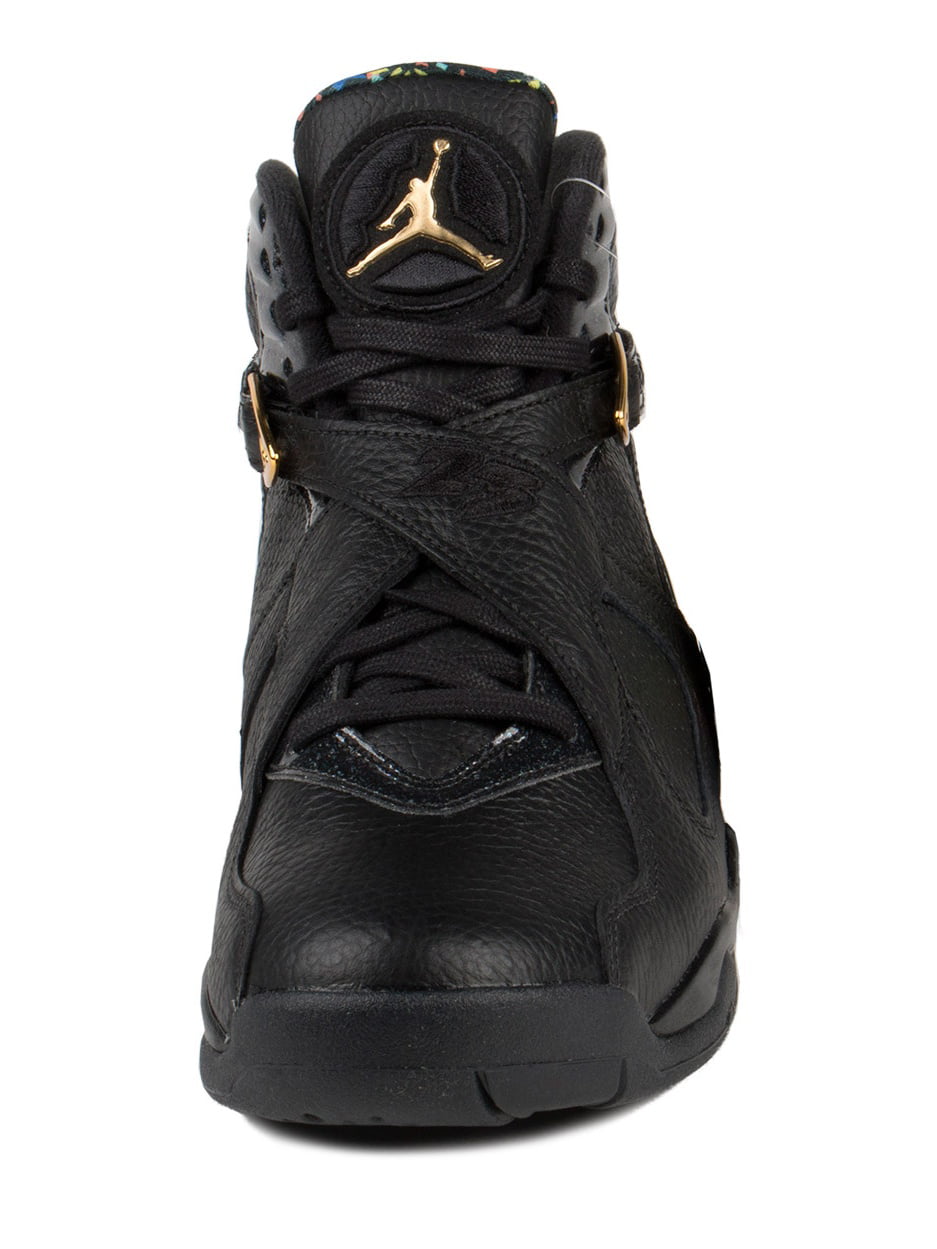 Nike Mens Air Jordan 8 Retro C&C Black/Metallic Gold 832821-004 
