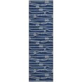 thumbnail image 2 of Addison Rugs Mayfield Washable Coastal Rope Navy Runner Rug, 2'3" x 7'6", 2 of 5