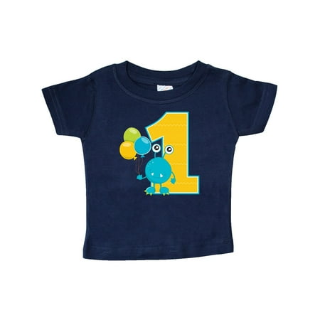1st T-shirt - First Birthday Monster Baby T-Shirt