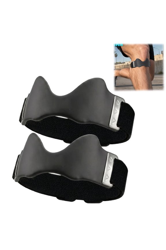 Stryde Patellar Tendon Knee Strap, Adjustable Knee Support with Silicone Pad for Running Cycling Fitness, Breathable Non-Slip Knee Brace (2PCS)
