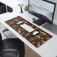 thumbnail image 2 of Long Mouse Pads for Desk,Brown Cartoon Dinosaurs Fossils Pattern Desk Mats on Top Of Desks, Desk Mouse Pad Extra Large with 3mm Non-Slip Base and Stitched Edge for Gaming,Office,Work,Home 31.5"x11.8", 2 of 6