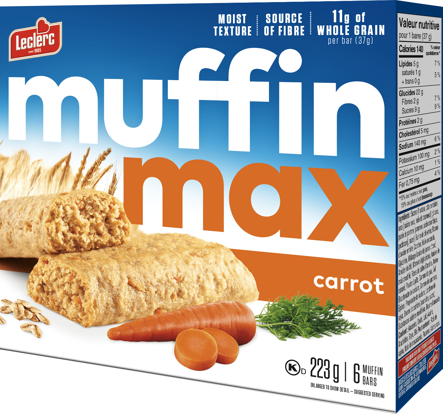 Muffin Max Carrot Muffin Bars