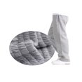 thumbnail image 3 of Men Autumn Casual Sweatpants Solid Color Elastic Middle Waist Loose Joggers Trousers Plus Size, 3 of 6