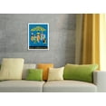 thumbnail image 4 of Get a Jet Start Round South America - via - Vintage Airline Travel Poster by P. Jalier c.1957 - Fine Art Rolled Canvas Print 16in x 20in, 4 of 4