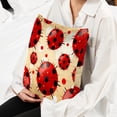 thumbnail image 6 of Seven Starred Iadybird Velvet Throw Pillow Covers Set of 2 - 16x16, 18x18, 20x20 Inches - Unique Patterns for Bed, Chair for Various Occasions, 6 of 6