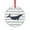 Pattern-4, variant on Xmas Ornament Oil Painting of A Small Blue And White Rowboat Christmas Ornaments Crystal Hanging Ocean Sea Sailing Boat Unique Gift Idea