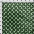thumbnail image 4 of oneOone Polyester Spandex Green Fabric Abstract Geometric Fabric For Sewing Printed Craft Fabric By The Yard 56 Inch Wide, 4 of 4