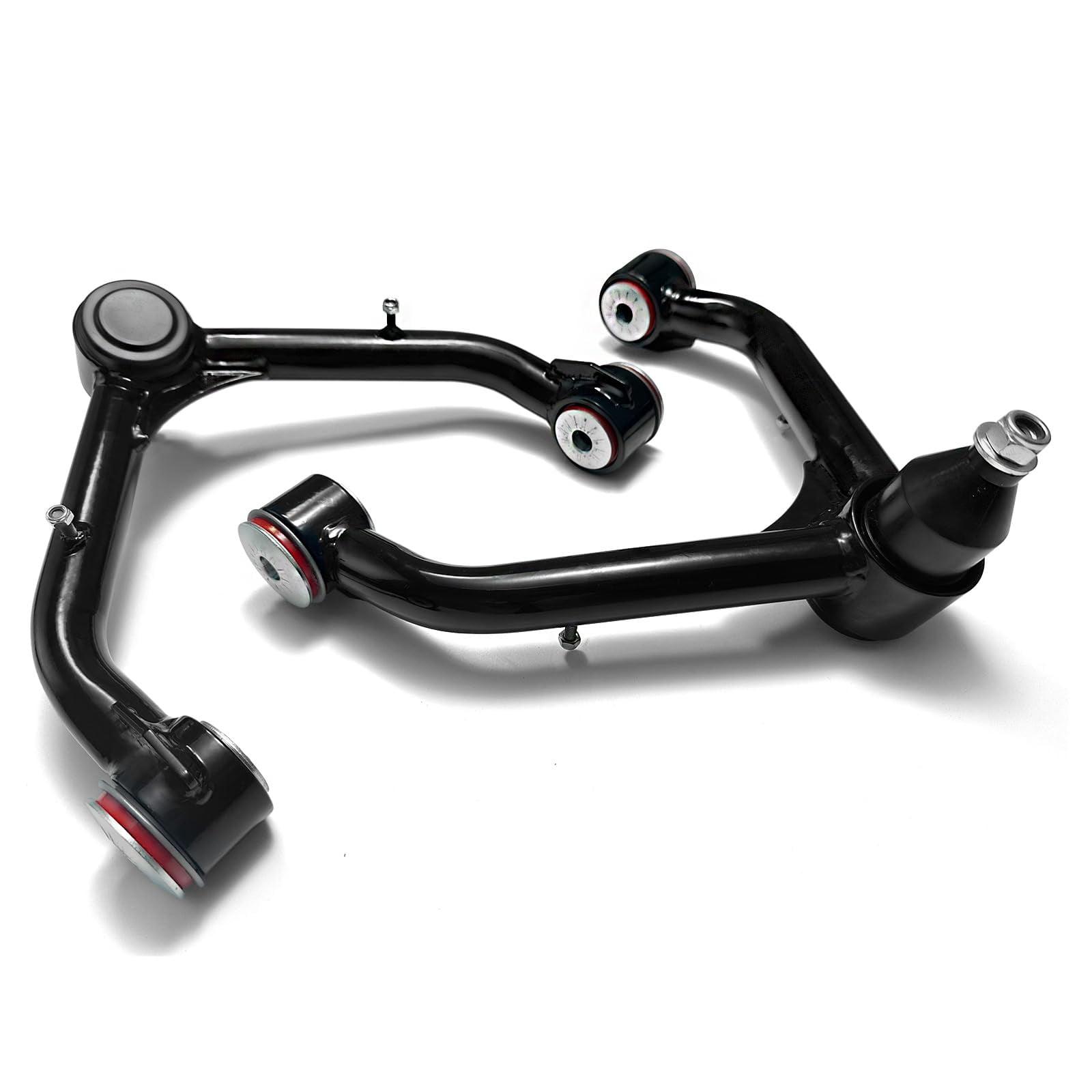 Front Upper Control Arms, 2-4" Lift Tubular Ball Joint Kit Compatible with 1999-2006 Silverado 1500 Sierra 4WD 4X4 RWD with 6-lug Wheels (Pair)