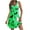 Green, variant on WFJCJPAF 2025 New Halloween Halloween Dresses for Short Women,Women's Summer Comfort Fashion Printing Pocket Sleeveless V-Neck Dress - Hot Pink XL