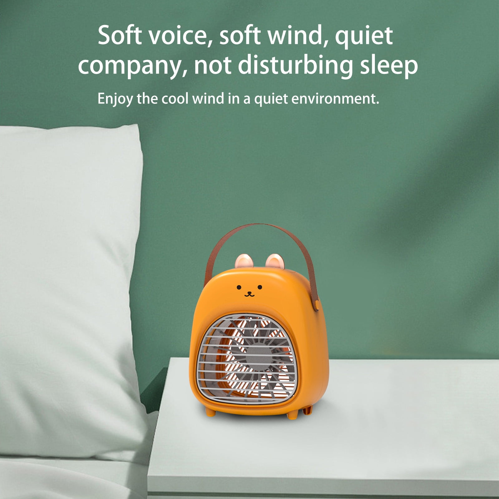 PHIGZNT Portable Air Conditioners, Portable AC Unit Evaporative Air Cooler 180°Auto Rotation, 3 Wind Speeds, 2-4H Timer, Personal Mini Cooling Fan for Home Room Bedroom Office Camping