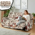thumbnail image 3 of Xoenoiee Cardinal Flower Print Recliner Sofa Covers 3 Seater, Stretch Recliner Sofa Slipcovers with Storage Pockets Soft Reclining Couch Covers for Kids Pet, 3 of 7