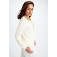 thumbnail image 4 of Jessica London Women's Plus Size Tie-Neck Sweater, 4 of 6