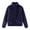 Navy, variant on Wdfiry Warm Winter Coats for Womens Casual Plus Size Fleece Open Front Zip up Long Sleeve Jacket Outerwear