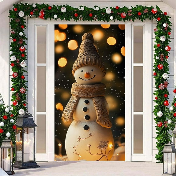 Outdoor Patio Door Curtain Decorative Doorway Fabric for Porch Garden & Photo