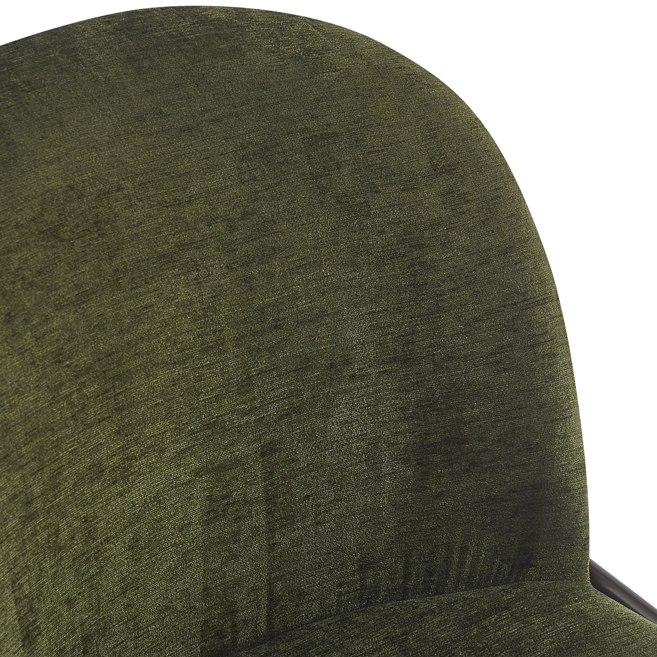 Christopher Knight Home 29" Upholstered Bar Stool with Curved Back, Matte Metal Frame, Green, Set of 2