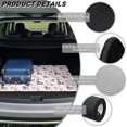 thumbnail image 6 of Qpednta All Weather Cargo Mat 29"x39" Cute Ghost Pink Trunk Liner for Cars, Non-Slip Polyester Carpet Machine Washable Sand Mud Resistant Rear Trunk Protector Universal Fit SUV Sedan Truck, 6 of 7