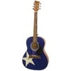 First Act 36"' Acoustic Parlor Guitar - Blue with Star, MG374