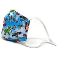 thumbnail image 3 of Maskara by BengC Buzz Woody Rex Toys Blue Sky ADULT Mask w/ Nose Wire Clip, 3 of 5