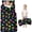Dinosaur and Silhouette Black Pattern, variant on DarkBlue Cartoon Dinosaurs Bones Pattern Teens Toddler Nap Mat with Pillow, Sleeping Mat Bag for Preschool Daycare 59"x22"