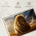 thumbnail image 6 of Elephant Stock Safari Lion Glory Wall Art - Horizontal Canvas Wall Art - Living Room Wall Decor - Animal Canvas - Gray And Yellow Decor - 51" x 34", 6 of 8