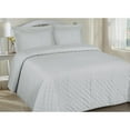 thumbnail image 2 of Garment Washed Quilt Set Grey - Full - Queen, 2 of 5