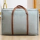 thumbnail image 4 of Bolsa de Viaje Plegable de Tela No Tejida - Organizador de Equipaje de Gran Capacidad, Bolsa de Lona, Maleta, Bolso - Negro/Café/Gris, 48X30X25 Cm a 78X55X25 Cm, 85 G-165 G, 4 of 7