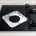 thumbnail image 4 of Brûleur de Cuisinière en Fer Durable Bols d'Égouttement avec Bord Non Recourbant pour Cuisinière à Gaz 4 Pcs Argent, 4 of 9