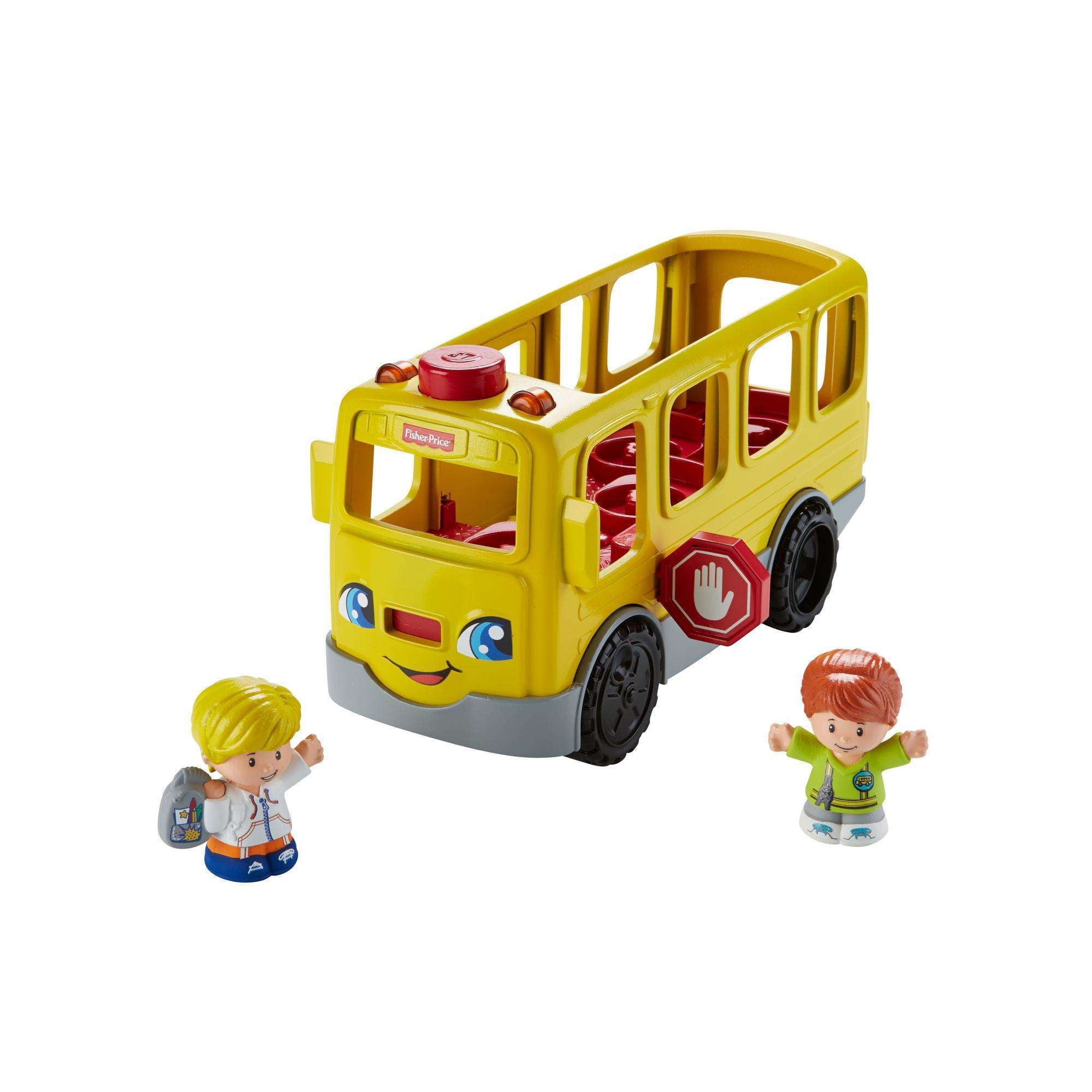 Fisher-Price Little People Sit With Me School Bus with Lights, Sounds & Songs