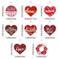 thumbnail image 2 of Rose Love Heart Valentine Wooden Door Welcome HomeValentine's Day Decor Lovers Festival Party Home Decorations Girls Favor, 2 of 10
