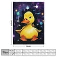 thumbnail image 4 of JEUXUS Duck Blanket Cute Duck Plush Throw Blanket Super Soft Cozy Warm Duck Bedding Blanket Gifts for Kids Girls Boys Women, 4 of 6