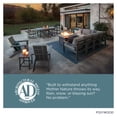 thumbnail image 4 of Better Homes & Gardens by POLYWOOD Southlake Outdoor Flowerback Adirondack Chair, All-Weather HDPE, Patio Seat, Mahogany, 4 of 11